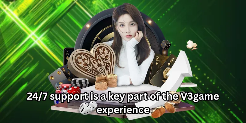 24/7 support is a key part of the V3game experience
